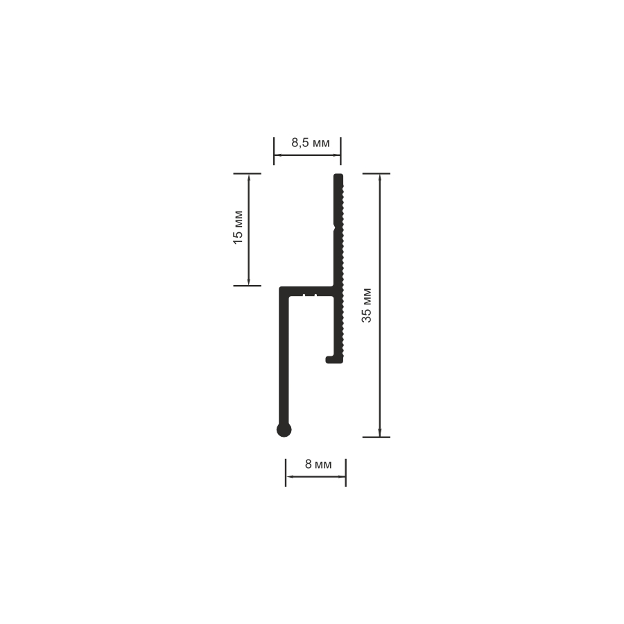 01-10 EURO · 35 × 8.5 mm