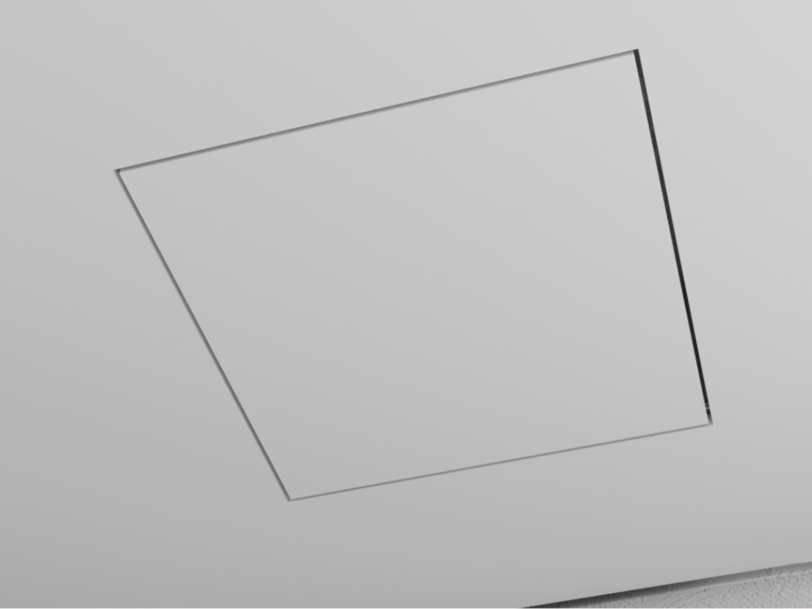 A ready-made access hatch based on 03-4 PRO. It closes a service opening and opens when utilities need attention.