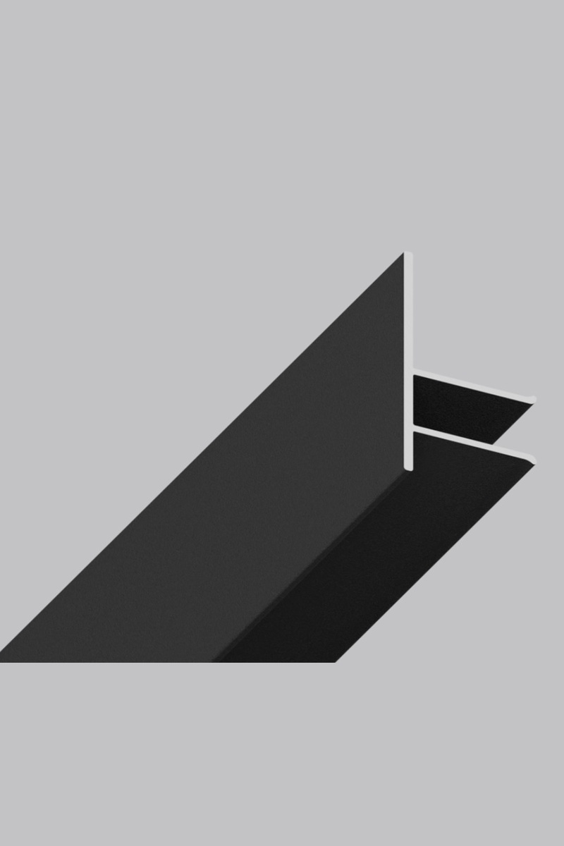 Black moiré SofiMarsel 07-0 PRO MultiSnap aluminium bumper profile