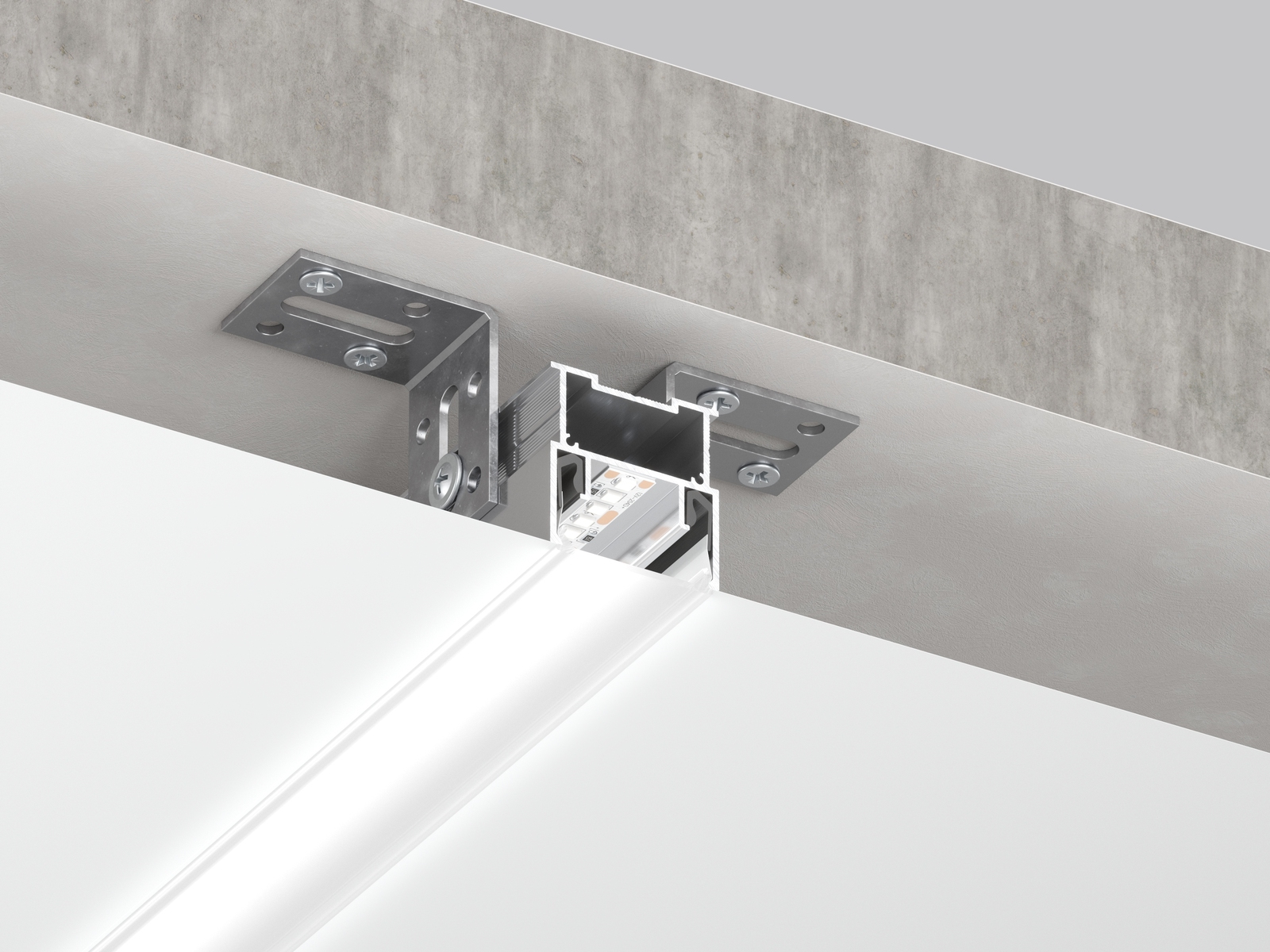SofiMarsel 06-19 installed as a 35 mm ceiling light line