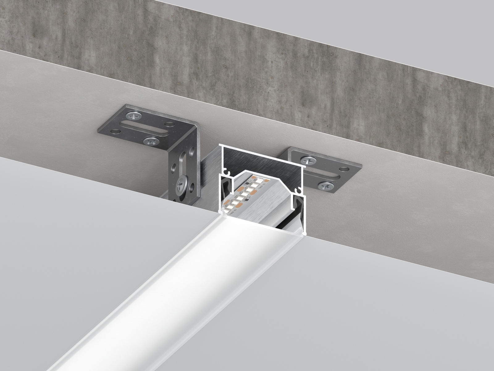 SofiMarsel 06-8 installed as a 47 mm ceiling light line